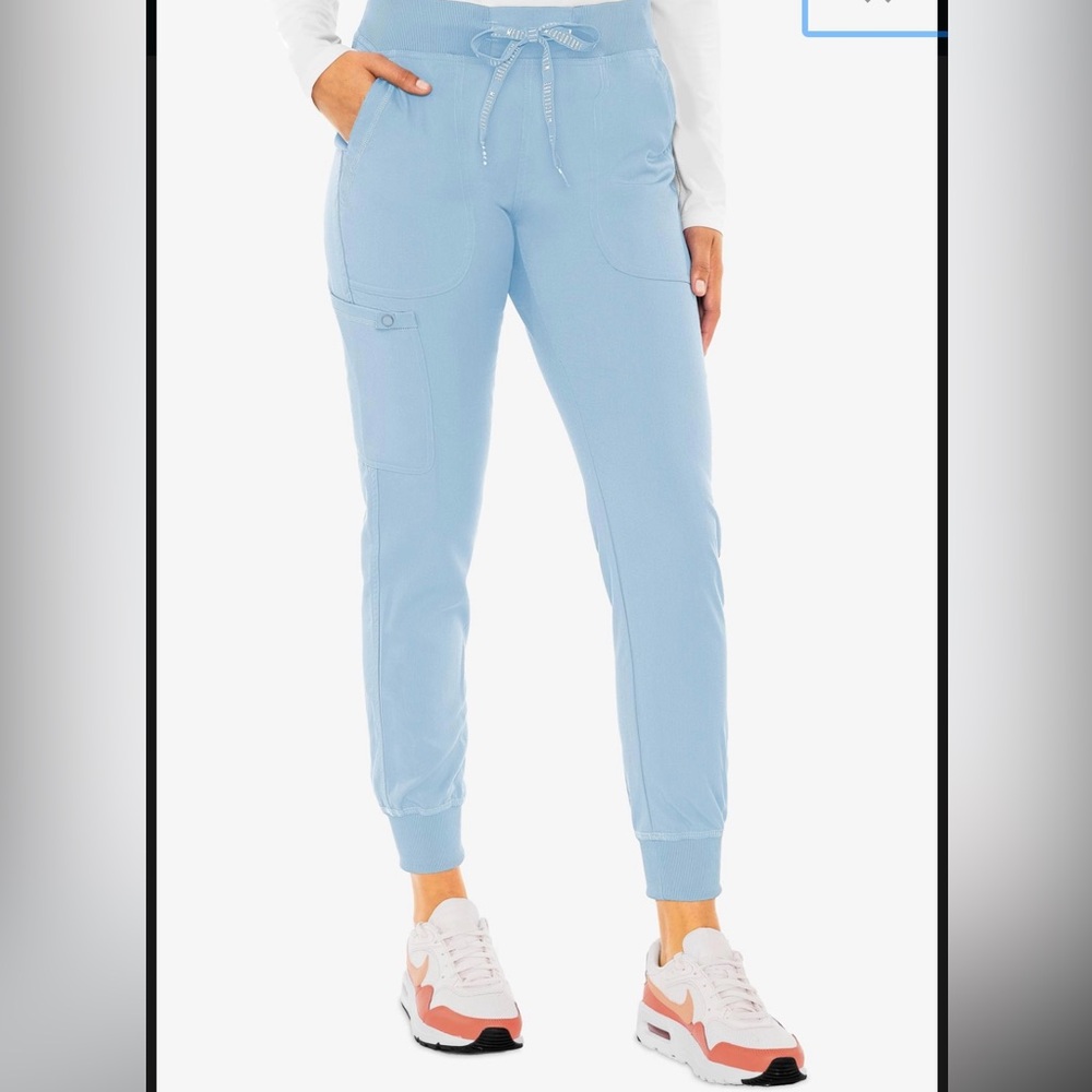 Med Couture Touch Jogger Yoga Pant - Periwinkle - NWOT